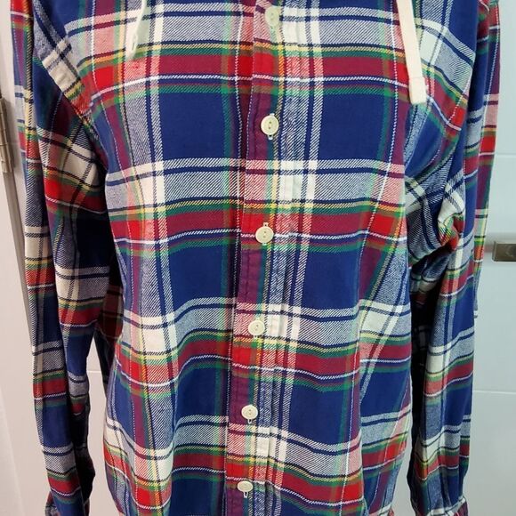 Polo Ralph Lauren Plaid Hoodie Size L - Picture 6 of 12